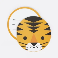 Clearance My Little Day Tiger Birthday Invitation Card (8)