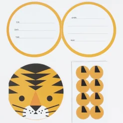 Clearance My Little Day Tiger Birthday Invitation Card (8)