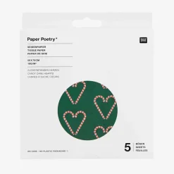 Cheap Rico Design Tissue Paper Candy Canes Hearts