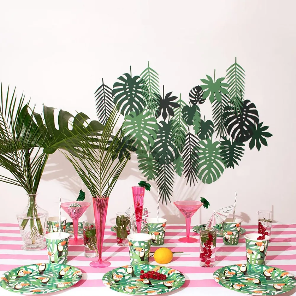 Best Sale Party Deco Tropical Decorative Leaves