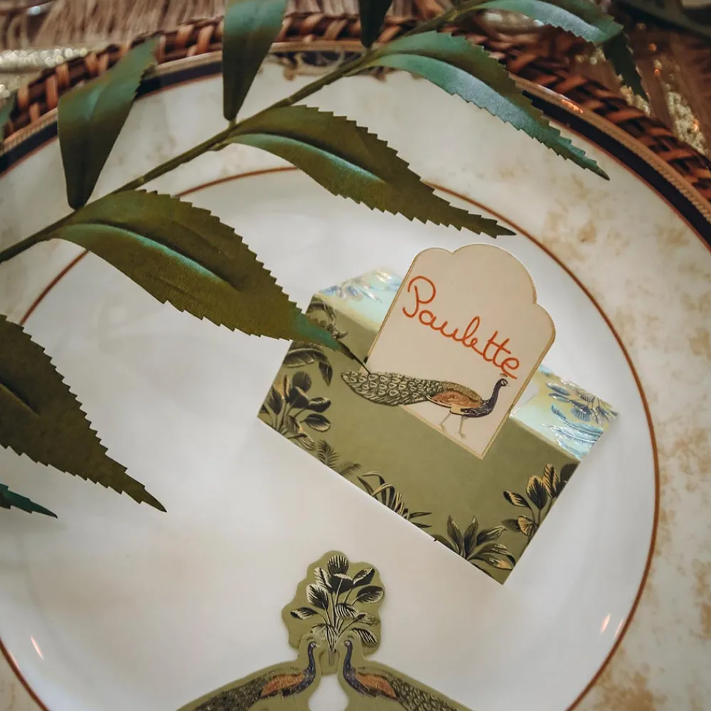 Best Arty Fêtes Factory Tropical Peacock Place Card (10)