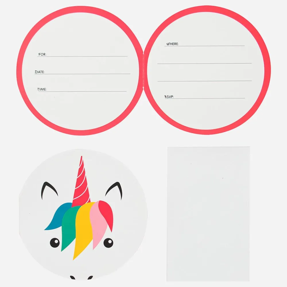 Online My Little Day Unicorn Birthday Invitation Card (8)
