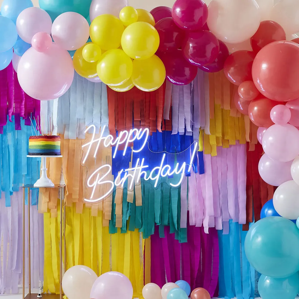 Outlet Ginger Ray Wall Decoration: Balloon Arch And Multico Crepons