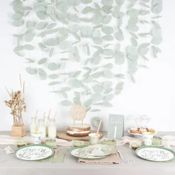 Fashion Ginger Ray Wall Decoration Kit: Curtain Of Sage Pastilles