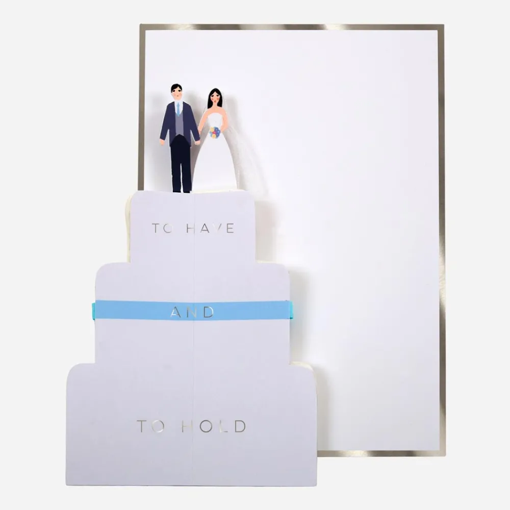 Discount Meri Meri Wedding Cake Pop-Up Card