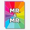 Hot Studio Soph Wedding Greeting Card Mr. & Mr. Multicolored