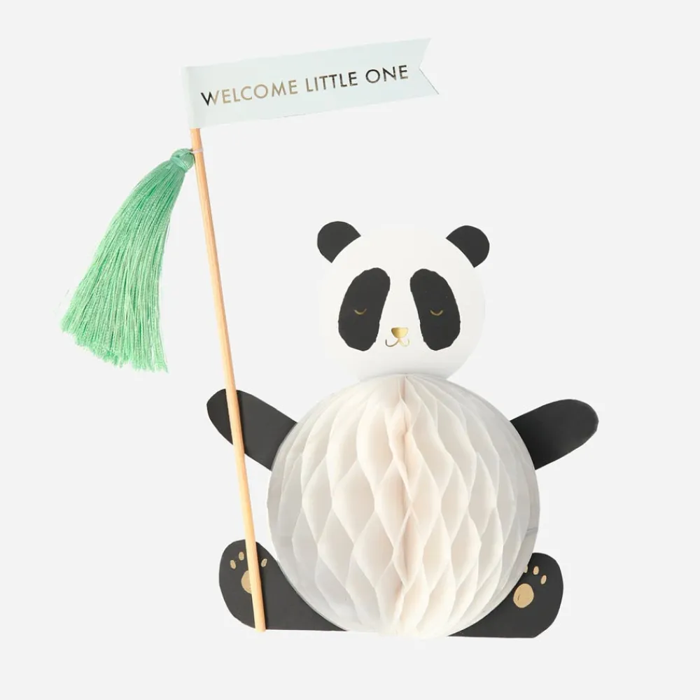 Fashion Meri Meri Welcome Little One Panda Pop-Up Card
