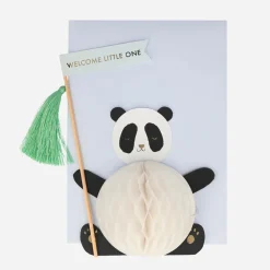 Fashion Meri Meri Welcome Little One Panda Pop-Up Card