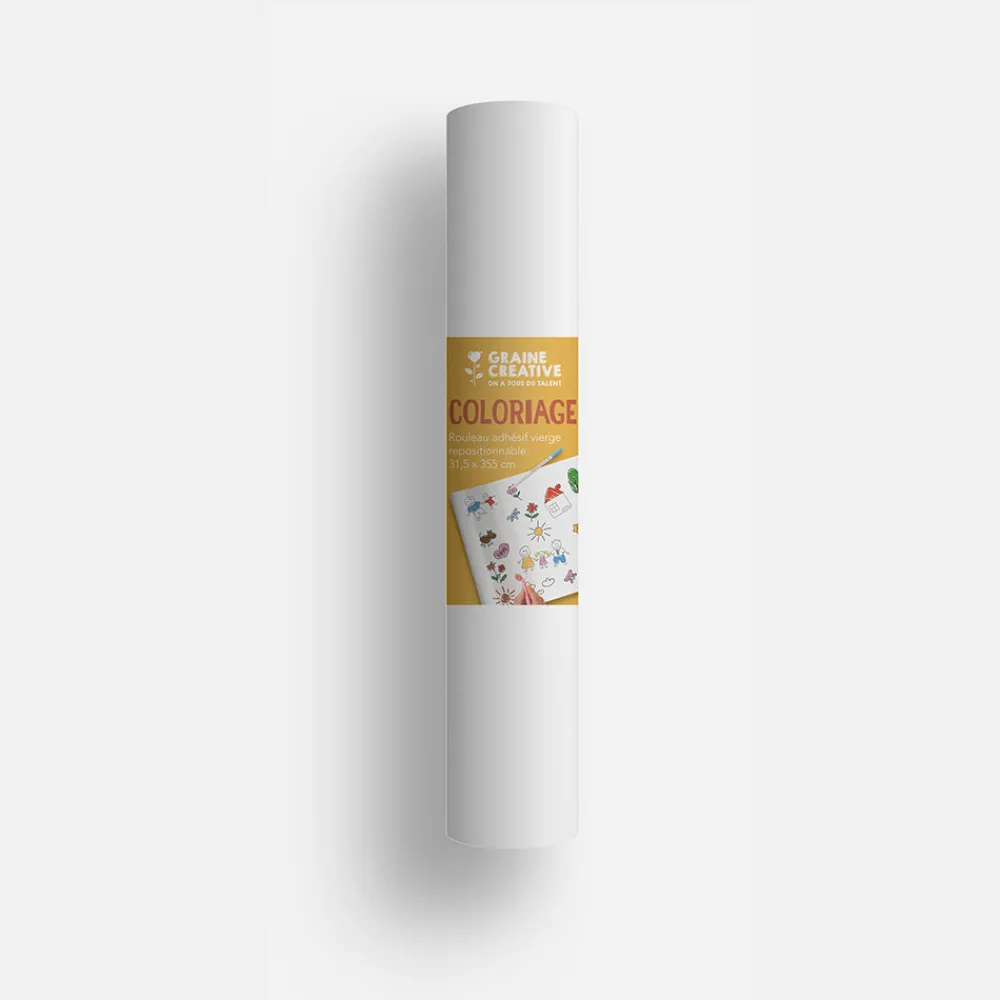 Discount Graine Créative White Adhesive Roll To Color