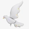 Flash Sale Party Deco White And Gold Dove Balloon