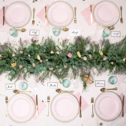 New Party Deco White And Gold Place Card (10)