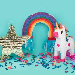 Shop Amscan White And Pink Unicorn Pinata