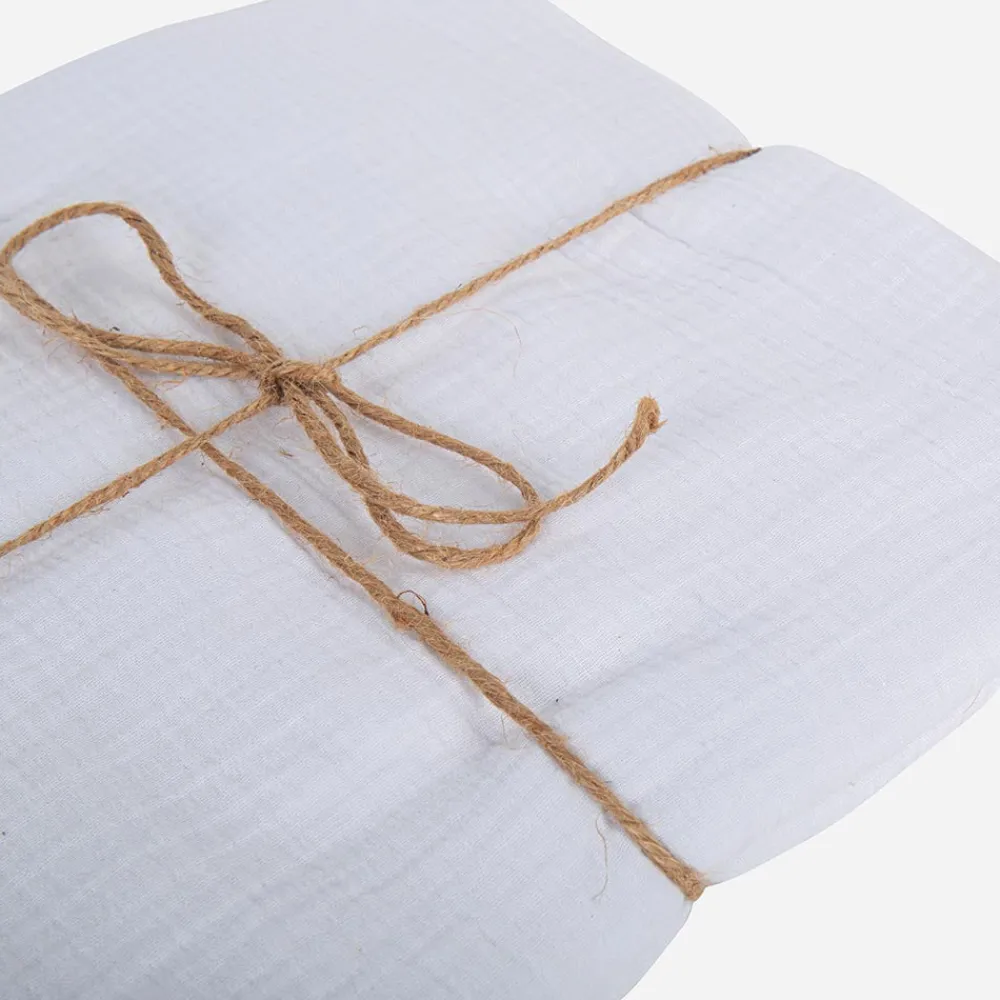 Flash Sale Arty Fêtes Factory White Cotton Gauze Tablecloth