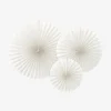 Flash Sale Party Deco White Decorative Rosettes