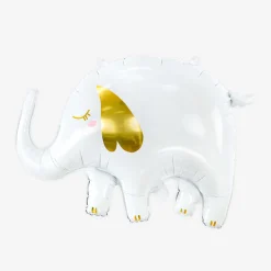 Hot Party Deco White Elephant Balloon