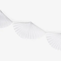 Clearance Cotillons D'Alsace White Fan Garland