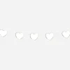 Online Party Pro White Heart Garland