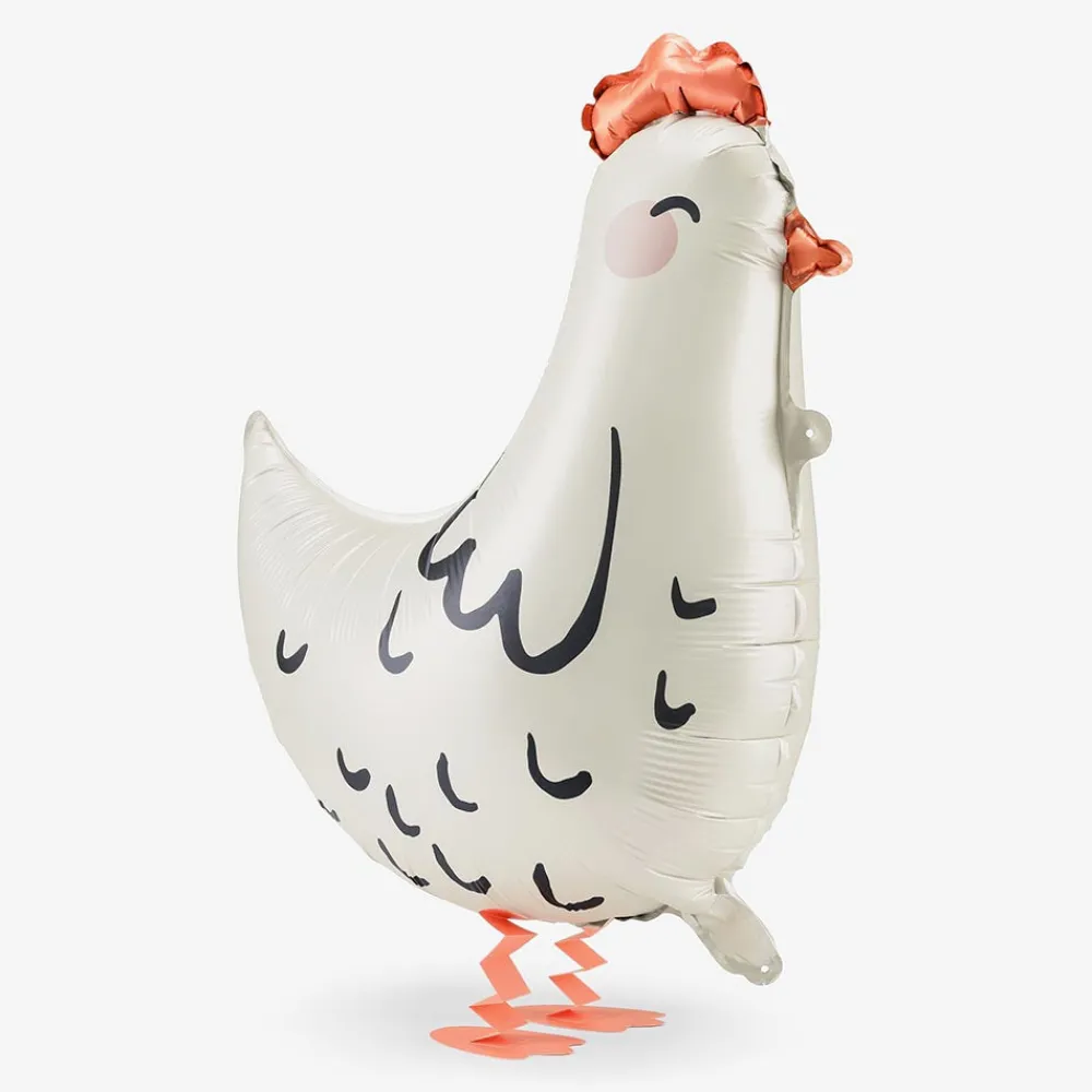 Store Party Deco White Hen Walker Ball