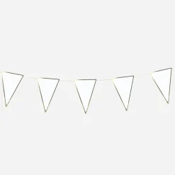 Clearance Party Pro White Pennant Garland