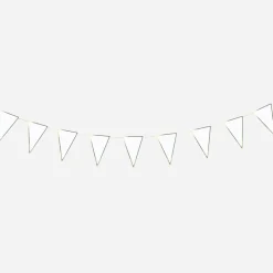 Clearance Party Pro White Pennant Garland