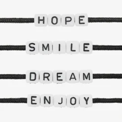 Discount Rico Design White Smile Square Beads