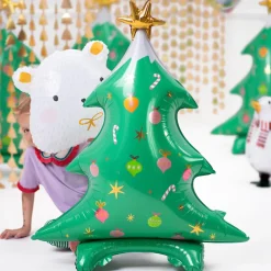 Cheap Party Deco White Teddy Bear Balloon